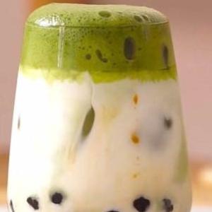 抹茶タピオカミルク