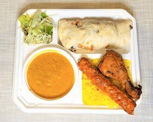 タンドリーチキン&シークカバブ弁当/Tandoori Chicken & Seek Kabab Bento