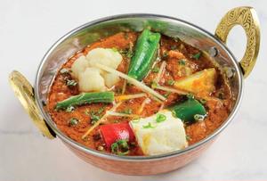 ベジタブルマサラ+ナン・Vegetable Masala＆Naan