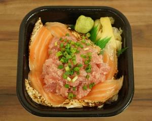 丼丸 炙りトロサーモンネギトロ丼