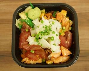 丼丸 バラ縁側丼