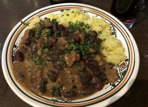 ラム肉と赤いんげん豆カレー