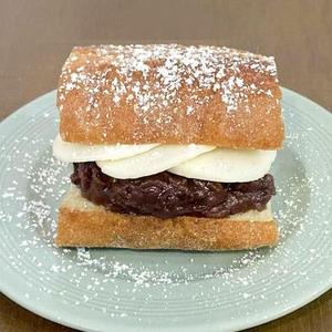 あんこと発酵バニラバターのミニサンド