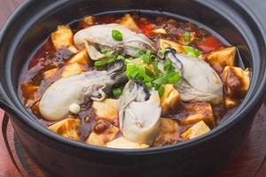 牡蠣入り麻婆豆腐