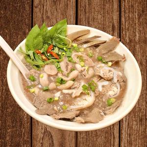 ホルモンのお粥 Cho lng ( Congee made with pork offal )