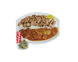 ケバブカレー サラダ＆コーラセット