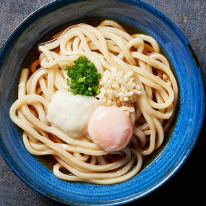 とろ玉 冷ぶっかけうどん(並) (温玉・ぶっかけつゆ)≪2445≫
