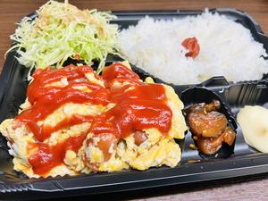 ウインナーと卵の炒め物弁当