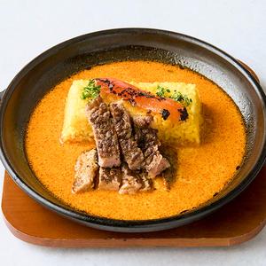 【ステーキ100g】豚肩ロースステーキカレー