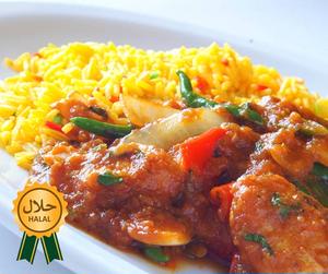 カレー+サラダセット(ライス)Curry＆Rice Salad set