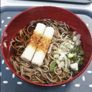 かけそば 竹輪2本のせ