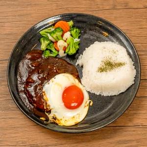 ハンバーグセット(定番デミグラスソース)