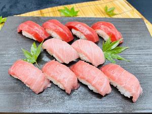 がんこ 『超お得な』本鮪10貫盛り Super Value 10 Pieces of Bluefin Tuna