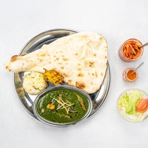 K ほうれん草カレー Spinach curry set