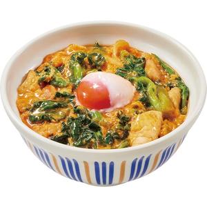 なか卯 温たま菜の花の親子丼 Oyakodon w/ Canola Flowers & Soft-Boiled Egg
