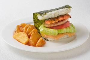 サーモンバーガー