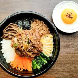 新鮮野菜たっぷりプルコギビビンバ