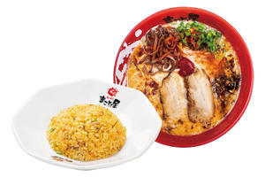 赤辛牛じゃんラーメン半チャンセット