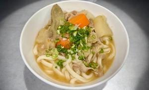 年越し豚汁うどん(ごろごろ具材)