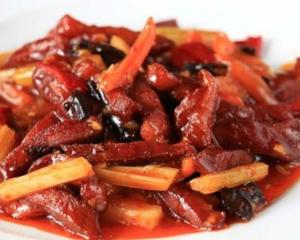 牛肉の黒胡椒炒め