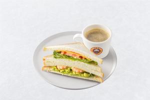 エビアボカド＆フレッシュ野菜のコンビサンドセット