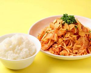 ガーリック豚キムチご飯付き 小盛 garlicporkKimchi ＆rice small