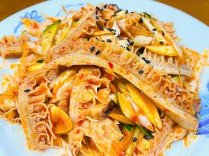 ハチノスと長ネギのあえ物 ちょい辛(葱拌牛肚 微辣) 単品