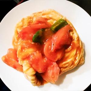 トマトとたまごの中華風炒め
