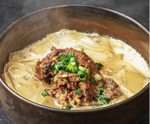 【白湯】牛すじ極太春雨 soy milk soup Super-thick Bean Curd Vermicelli