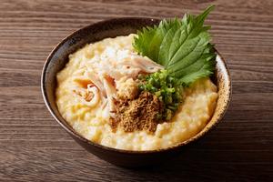 【おすすめ】生姜とほぐし鶏のふんわりたまご粥 Ginger ＆ Chicken Egg Porridge