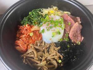 ビビンバ 温泉たまご付き
