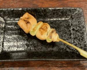 備長炭炭火焼き ももネギ串