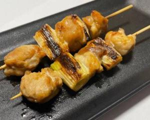 備長炭炭火焼き むねネギ串