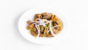 Bhutan fry マトンのもつ炒め