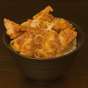 ドカ盛り油淋鶏丼