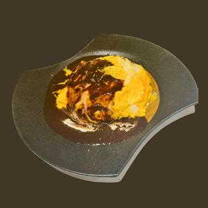 ハヤシオムライスHayashi sauce Omelette rice