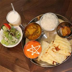 カレー2種セット 2 curry set cheese nan
