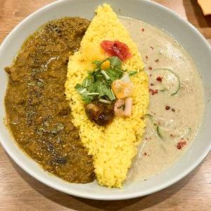 2種あいがけカレー