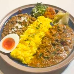 2種あいがけカレー