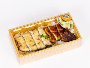 鰻蒲焼白焼2色弁当