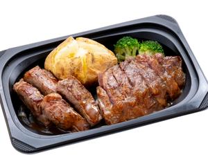 (おかず)プライムサーロインカットステーキ約100g＆ラウンドステーキ約120g