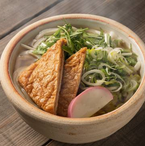 きつね温うどん FOX udon