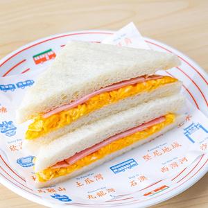 ハム＆スクランブルエッグサンドイッチ