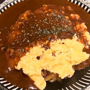 酷ウマキーマカレーのふわ卵オムライス