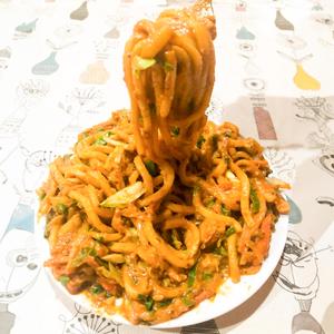 チキン焼きカレーうどん Chicken Yaki Curry Udon