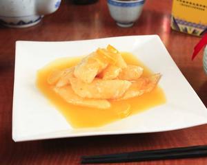 白身魚唐揚のレモンソース Fried White Fish with Lemon Sauce