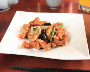 ラム肉唐揚の香ばし炒め Fragrant Deep-Fried Lamb