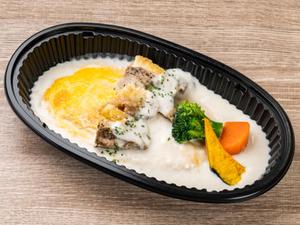 【特製クリームソース】オムライス&特製ローストチキン
