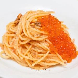 いくらとウニと明太子のバター風味 Salmon Roe ＆ Sea Urchin ＆ Spicy Fish Roe in Butter