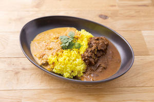 2色掛けカレー